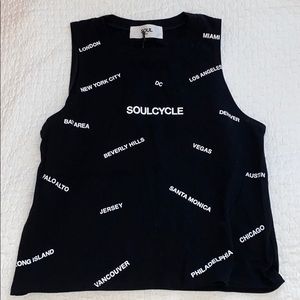 SoulCycle black tank top